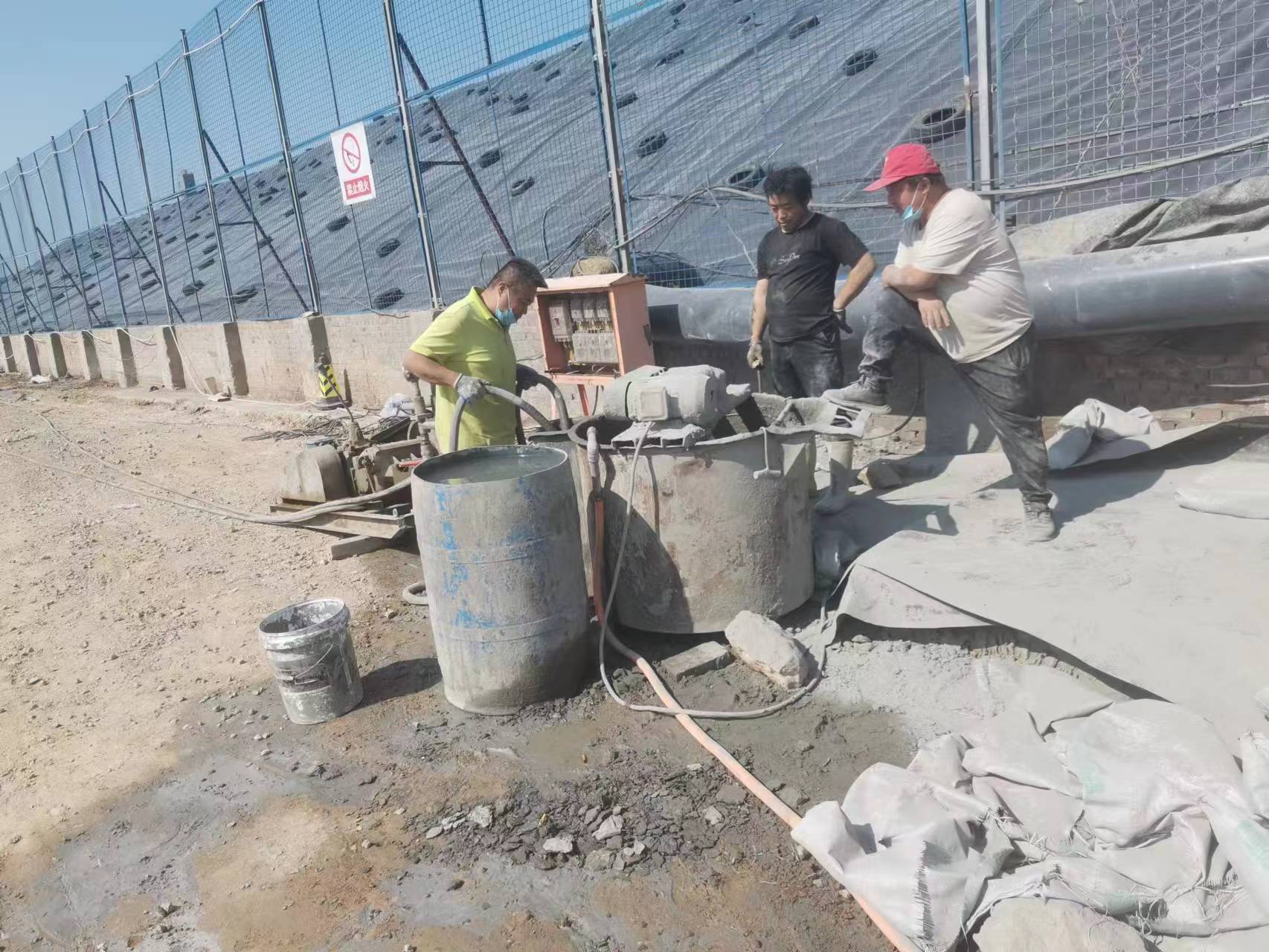 开江袖阀管注浆